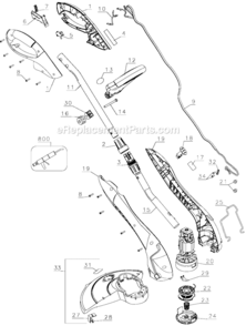 Part Location Diagram of 90541381 DeWALT Switch